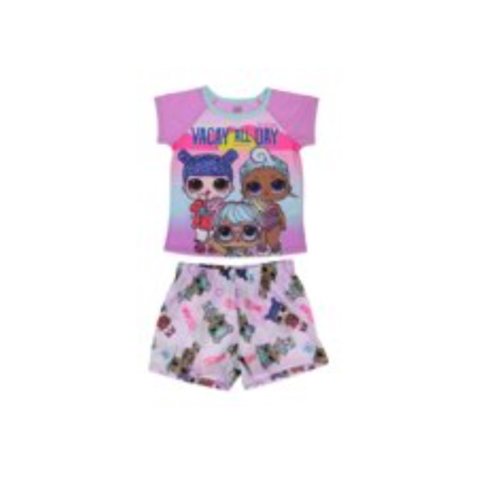 L.O.L. little  girl's pajama set size 7-8 NEW WITH TAGS--
